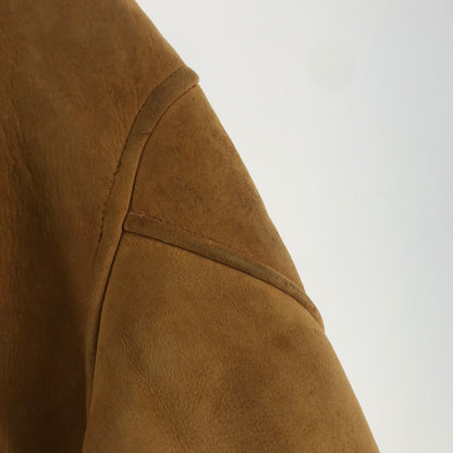 【中古品】【メンズ】 ムートンジャケット 上着 アウター CAMEL サイズ不明 VINTAGE ※使用感あり 145-261013-io-13-fuzh サイズ：不明 カラー：キャメル 万代Net店