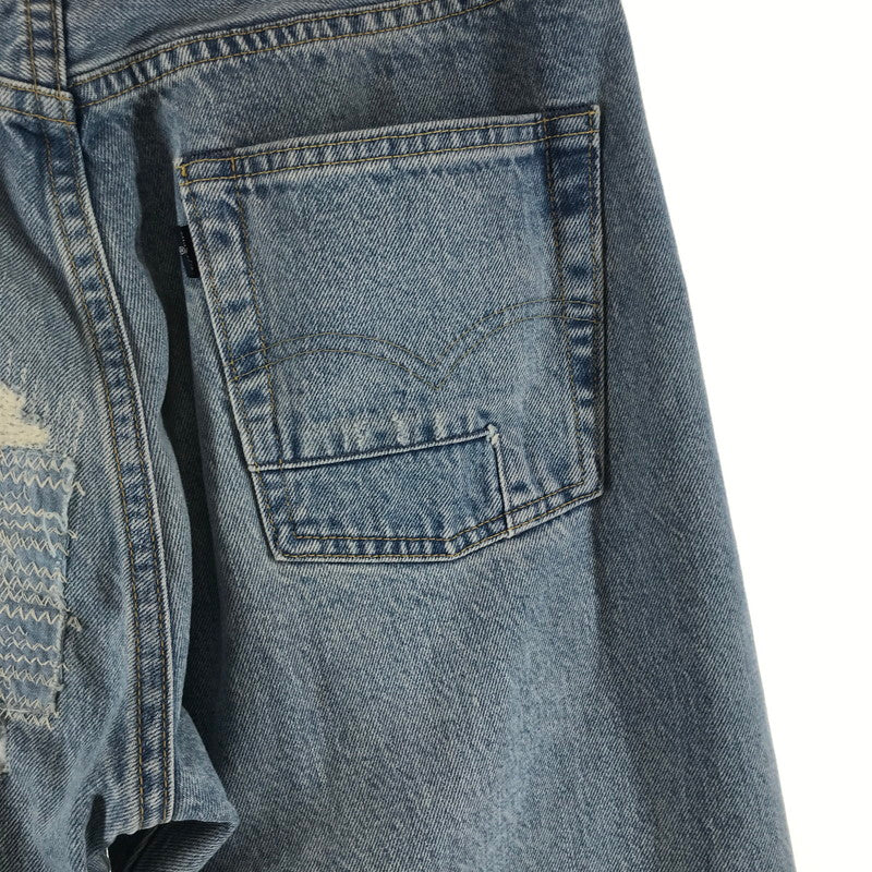 【中古品】【メンズ】 LEVI'S リーバイス BLUETAB 1980 501 DENIM PANTS デニムパンツ LIGHT BLUE ※裾カットあり 156-261013-io-15-fuzh サイズ：30×32 カラー：ライトブルー 万代Net店