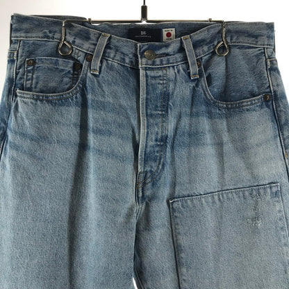 【中古品】【メンズ】 LEVI'S リーバイス BLUETAB 1980 501 DENIM PANTS デニムパンツ LIGHT BLUE ※裾カットあり 156-261013-io-15-fuzh サイズ：30×32 カラー：ライトブルー 万代Net店