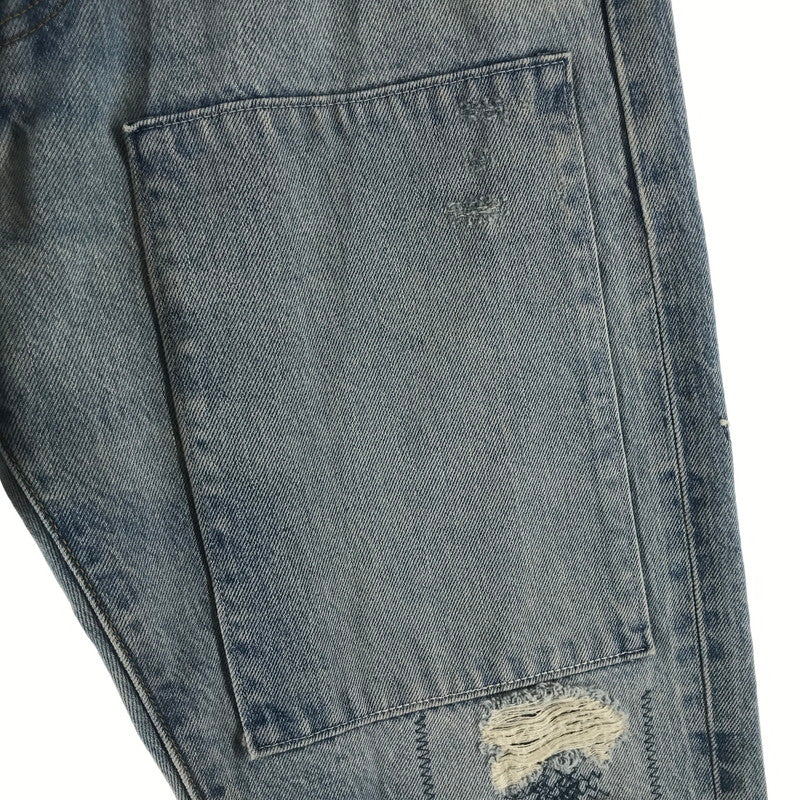 【中古品】【メンズ】 LEVI'S リーバイス BLUETAB 1980 501 DENIM PANTS デニムパンツ LIGHT BLUE ※裾カットあり 156-261013-io-15-fuzh サイズ：30×32 カラー：ライトブルー 万代Net店