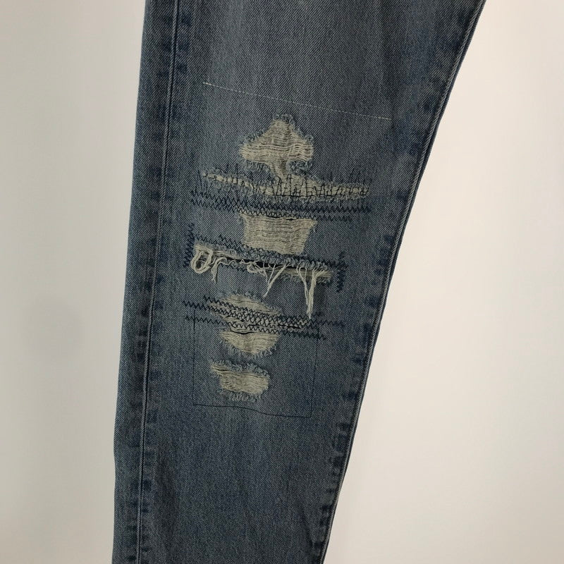 【中古品】【メンズ】 LEVI'S リーバイス BLUETAB 1980 501 DENIM PANTS デニムパンツ LIGHT BLUE ※裾カットあり 156-261013-io-15-fuzh サイズ：30×32 カラー：ライトブルー 万代Net店