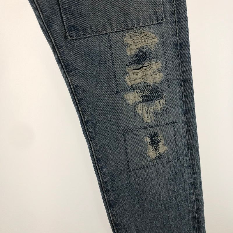 【中古品】【メンズ】 LEVI'S リーバイス BLUETAB 1980 501 DENIM PANTS デニムパンツ LIGHT BLUE ※裾カットあり 156-261013-io-15-fuzh サイズ：30×32 カラー：ライトブルー 万代Net店