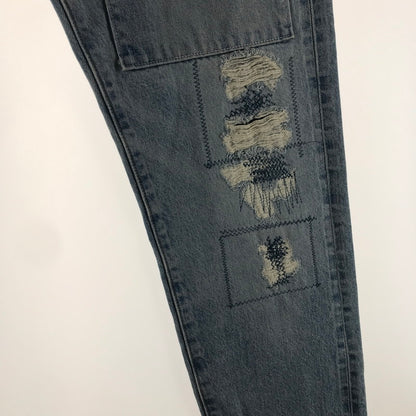 【中古品】【メンズ】 LEVI'S リーバイス BLUETAB 1980 501 DENIM PANTS デニムパンツ LIGHT BLUE ※裾カットあり 156-261013-io-15-fuzh サイズ：30×32 カラー：ライトブルー 万代Net店