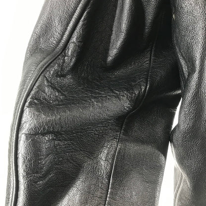 【中古品】【メンズ】 MORGAN PRODUCTIONS モーガン・プロダクションズ A-2 フライトジャケット BLACK ※使用感あり 145-261013-io-06-fuzh サイズ：42 カラー：ブラック 万代Net店