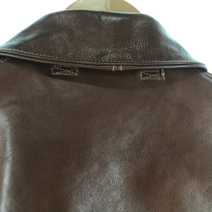 【中古品】【メンズ】 RAINBOW COUNTRY レインボーカントリー RCL-10056 A-2 FLIGHT JACKET フライトジャケット BROWN 下げ札付 ※毛玉・使用感あり 145-261013-io-05-fuzh サイズ：38 カラー：ブラウン 万代Net店