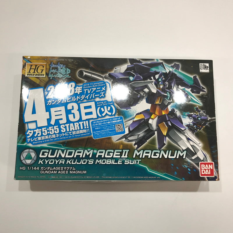 【中古品】 144 HGBD ガンダムAGEIIマグナム 「ガンダムビルドダイバーズ」 初回限定パッケージ版 初回限定パッケージ版 058-261015-ky-12-fuzh 万代Net店
