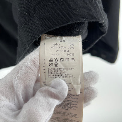 【中古品】【メンズ】 HUF ハフ OLYMPIA HOODED OVERSHIRT 缶バッジ付 ×2 オリンピア フーデッド オーバーシャツ 142-261015-ny-11-fuzh サイズ：L カラー：ブラック グレー 万代Net店