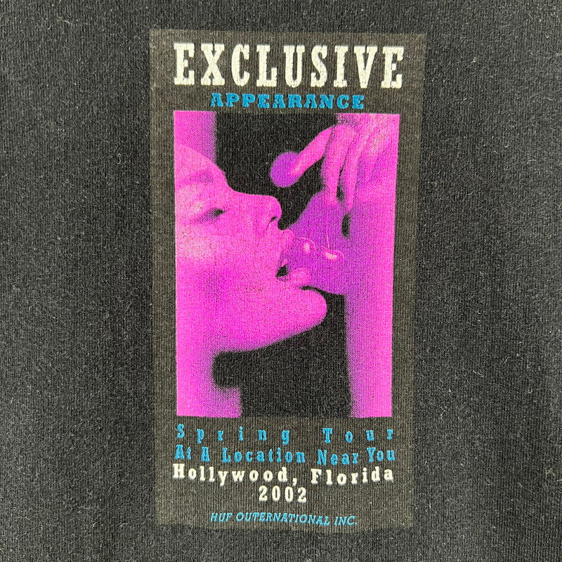 【中古品】【メンズ】 HUF ハフ 半袖Tシャツ フォトプリント 142-261015-ny-03-fuzh サイズ：L カラー：ブラック 万代Net店