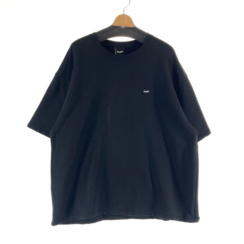 【中古品】【メンズ】 HUF ハフ 半袖Tシャツ カラーBLACK SIZE:XL スウェット HUFロゴワッペン 142-261016-ky-08-fuzh 万代Net店
