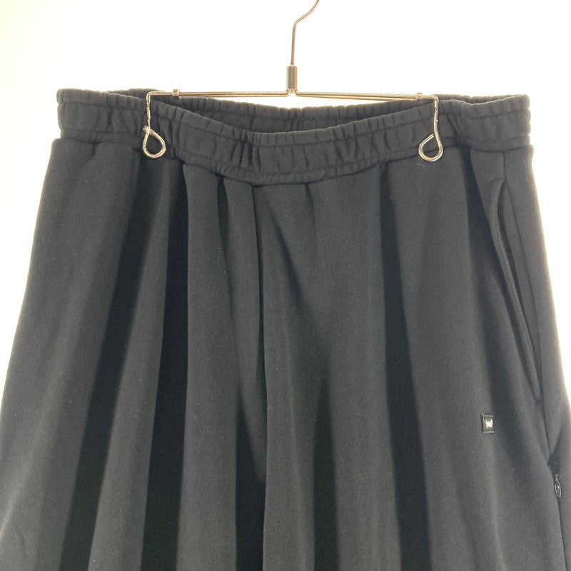 【中古品】【メンズ】 HUF ハフ AIR FLOW FLEECE PANT スウェットパンツ ワイドパンツ カラー BLACK SIZE:L ワンポイント刺繍ロゴ 153-261016-ky-09-fuzh 万代Net店