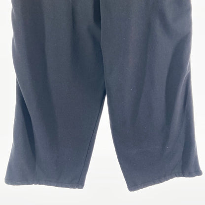 【中古品】【メンズ】 HUF ハフ AIR FLOW FLEECE PANT スウェットパンツ ワイドパンツ カラー BLACK SIZE:L ワンポイント刺繍ロゴ 153-261016-ky-09-fuzh 万代Net店