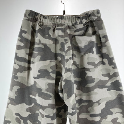 【中古品】【メンズ】 HUF ハフ OLYMPIA FLEECE PANT スェットパンツ ワイドパンツ カラーGRAY カモフラ柄 SIZE:L サイドロゴ刺繍　 153-261016-ky-11-fuzh 万代Net店