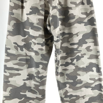 【中古品】【メンズ】 HUF ハフ OLYMPIA FLEECE PANT スェットパンツ ワイドパンツ カラーGRAY カモフラ柄 SIZE:L サイドロゴ刺繍　 153-261016-ky-11-fuzh 万代Net店