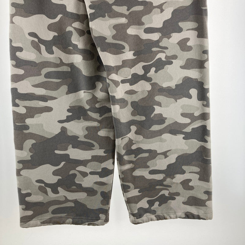 【中古品】【メンズ】 HUF ハフ OLYMPIA FLEECE PANT スェットパンツ ワイドパンツ カラーGRAY カモフラ柄 SIZE:L サイドロゴ刺繍　 153-261016-ky-11-fuzh 万代Net店