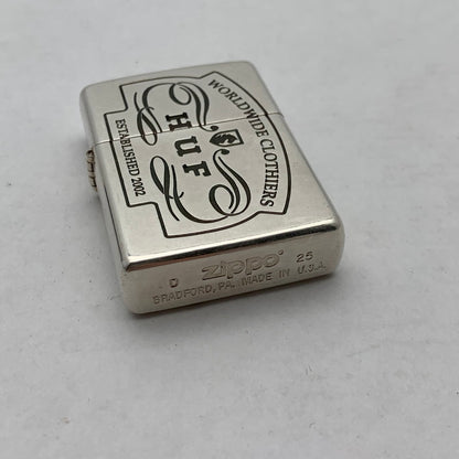【中古品】【メンズ】 ZIPPO ジッポ HUF WORLDWIDE CLOTHIERS ハフ オイルライター ライター 206-261017-gm-35-fuzh カラー：シルバー 万代Net店