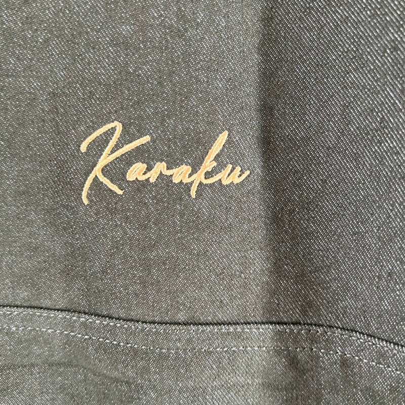 【中古品】【メンズ】 KARAKU カラク ハーフジップ デニムスウェット 145-261015-ny-06-fuzh サイズ：XL カラー：カーキ 万代Net店