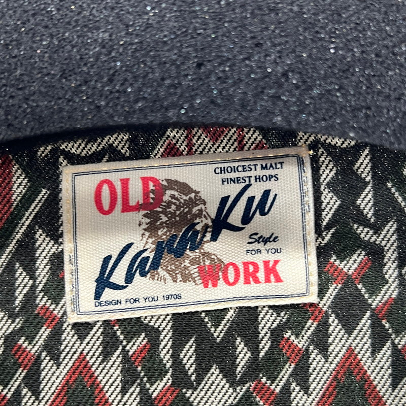 【中古品】【メンズ】 KARAKU カラク ハーフジップ デニムスウェット 145-261015-ny-06-fuzh サイズ：XL カラー：カーキ 万代Net店