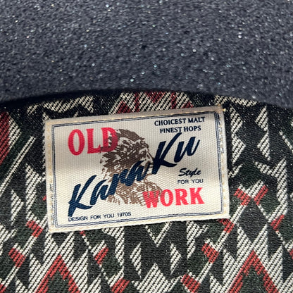 【中古品】【メンズ】 KARAKU カラク ハーフジップ デニムスウェット 145-261015-ny-06-fuzh サイズ：XL カラー：カーキ 万代Net店