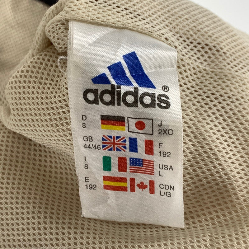 【中古品】【メンズ】 ADIDAS アディダス アノラックパーカー 万国旗タグ 古着 ジャケット ブルゾン 148-261018-gm-16-fuzh サイズ：2XO カラー：ベージュ 万代Net店