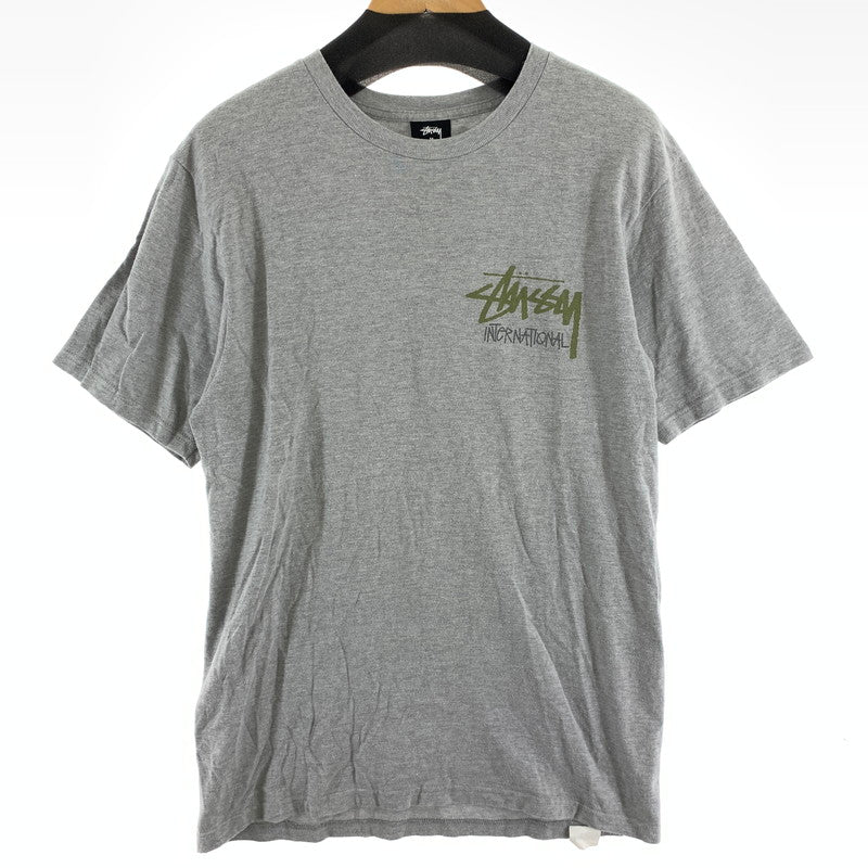 【中古品】【メンズ】 STUSSY ステューシー フロントロゴ 半袖Tシャツ 142-261020-vt-83-fuzh サイズ：M カラー：グレー 万代Net店