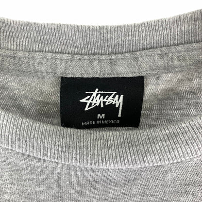【中古品】【メンズ】 STUSSY ステューシー フロントロゴ 半袖Tシャツ 142-261020-vt-83-fuzh サイズ：M カラー：グレー 万代Net店