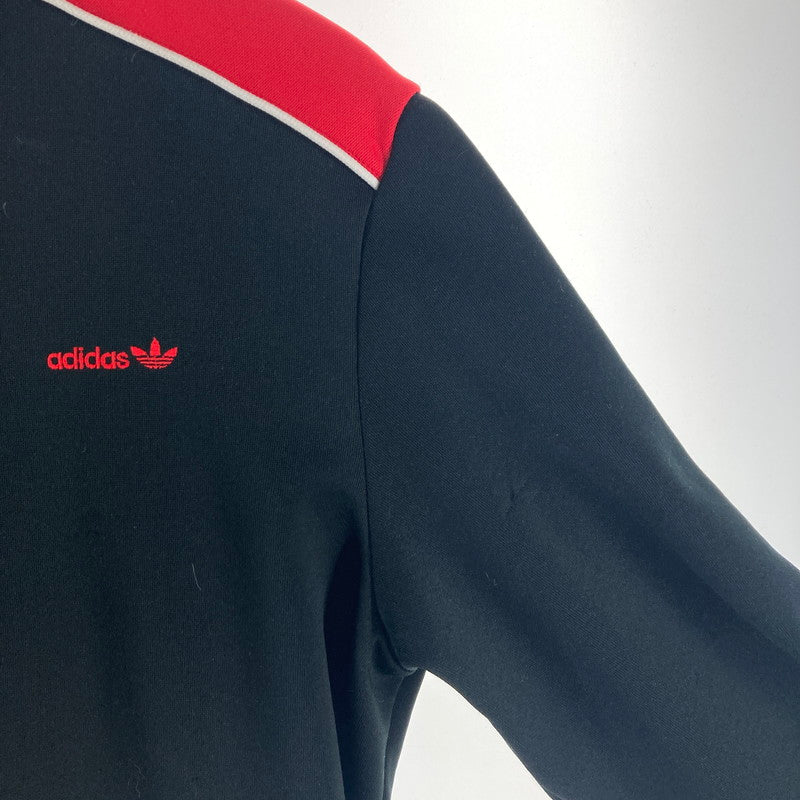 【中古品】【メンズ】 ADIDAS アディダス ATS-72 トラックジャケット カラー ブラック・レッド SIZE:O 145-261016-ky-04-fuzh 万代Net店
