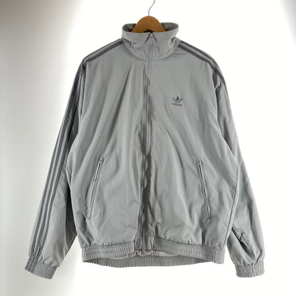 【中古品】【メンズ】 ADIDAS アディダス JD0436 ナイロンジャケット カラーLIGHTGRAY SIZE:2XL　※汚れ有 148-261016-ky-05-fuzh 万代Net店