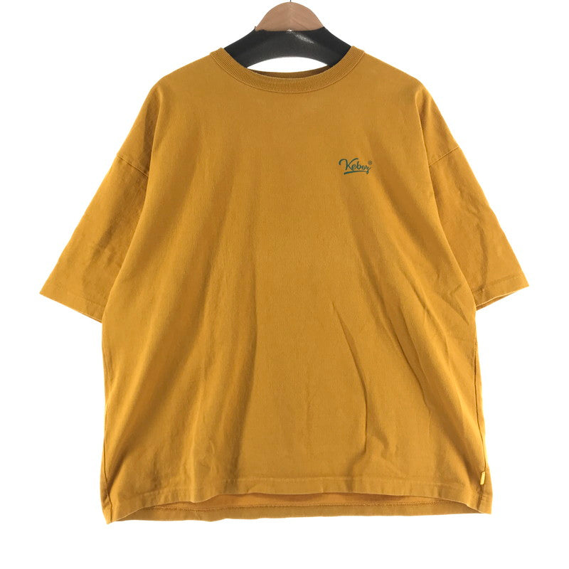 【中古品】【メンズ】 KEBOZ ケボズ 半袖 プリント Tシャツ カラーORANGE SIZE:L 142-261016-ky-02-fuzh 万代Net店