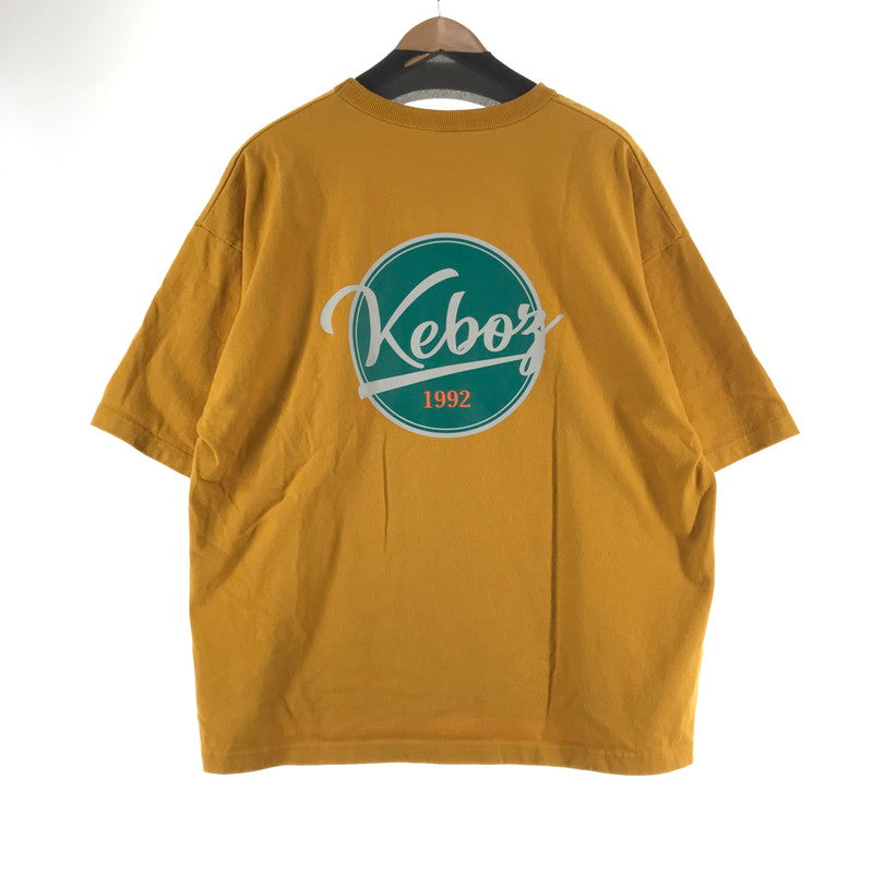 【中古品】【メンズ】 KEBOZ ケボズ 半袖 プリント Tシャツ カラーORANGE SIZE:L 142-261016-ky-02-fuzh 万代Net店