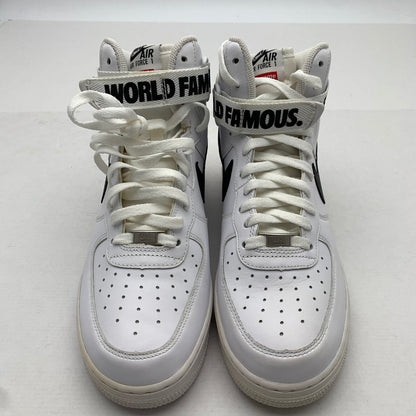 【中古品】【メンズ】 NIKE ナイキ×SUPREME シュプリーム 698696-100 AIR FORCE 1 HIGH SUPREME SP エアフォース 1 ハイ スニーカー 靴 160-261017-gm-30-fuzh サイズ：27.5cm カラー：ホワイト 万代Net店
