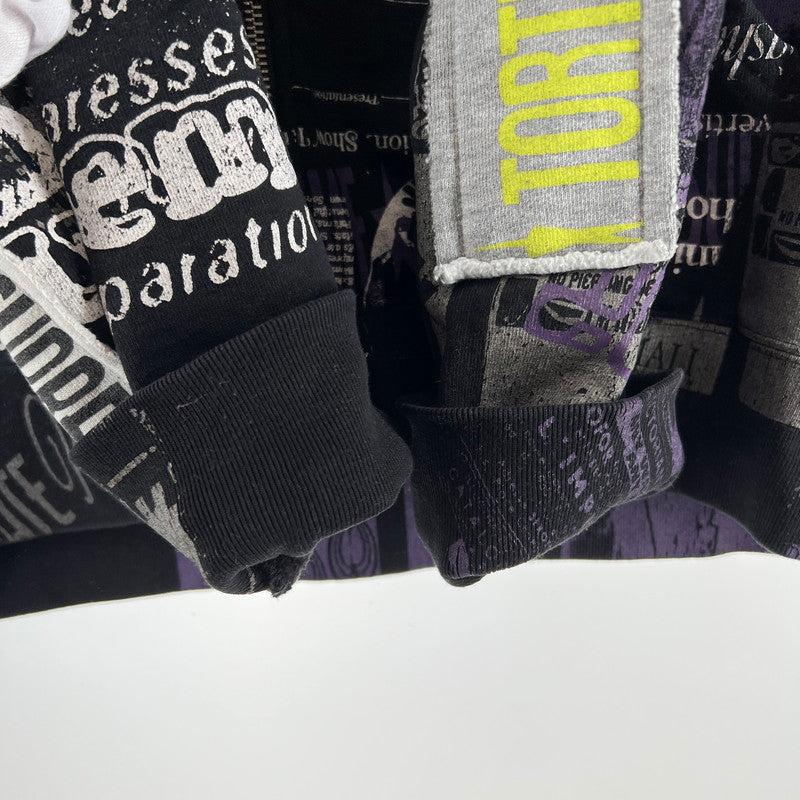【中古品】【メンズ】 SUPREME シュプリーム 24SS COLLAGE ZIP UP HOODED SWEATSHIRT コラージュ ジップ アップ フーデッド スウェットシャツ 149-261015-ny-07-fuzh サイズ：XL カラー：総柄 万代Net店