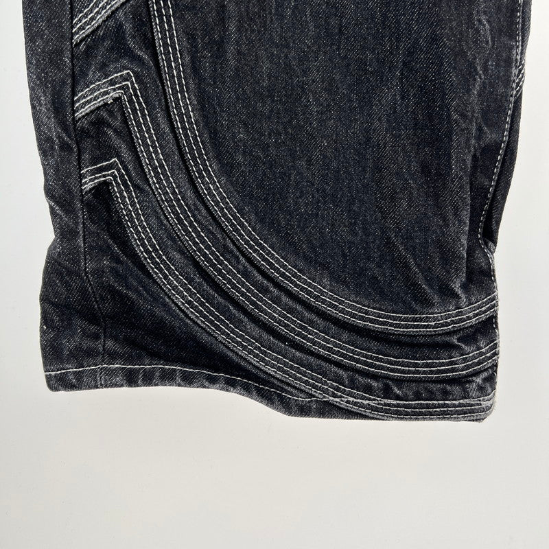 【中古品】【メンズ】 SUPREME シュプリーム 25SS S LOGO RIGID BAGGY JEAN ロゴ リジッド バギー ジーンズ 149-261015-ny-08-fuzh サイズ：34 カラー：ブラック 万代Net店