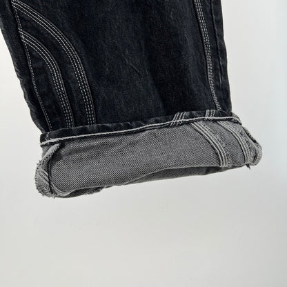【中古品】【メンズ】 SUPREME シュプリーム 25SS S LOGO RIGID BAGGY JEAN ロゴ リジッド バギー ジーンズ 149-261015-ny-08-fuzh サイズ：34 カラー：ブラック 万代Net店