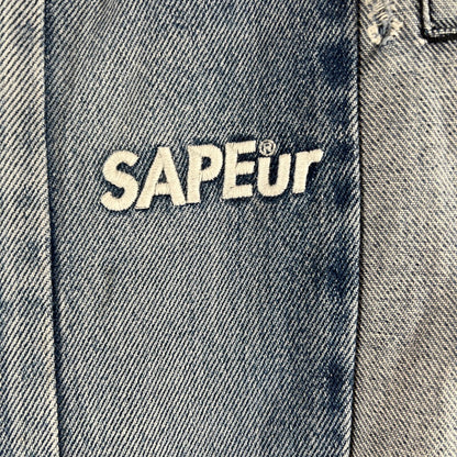 【中古品】【メンズ】 SAPEUR サプール DENIM TRACK PANTS デニムトラックパンツ 153-261015-ny-09-fuzh サイズ：XL カラー：インディゴ 万代Net店