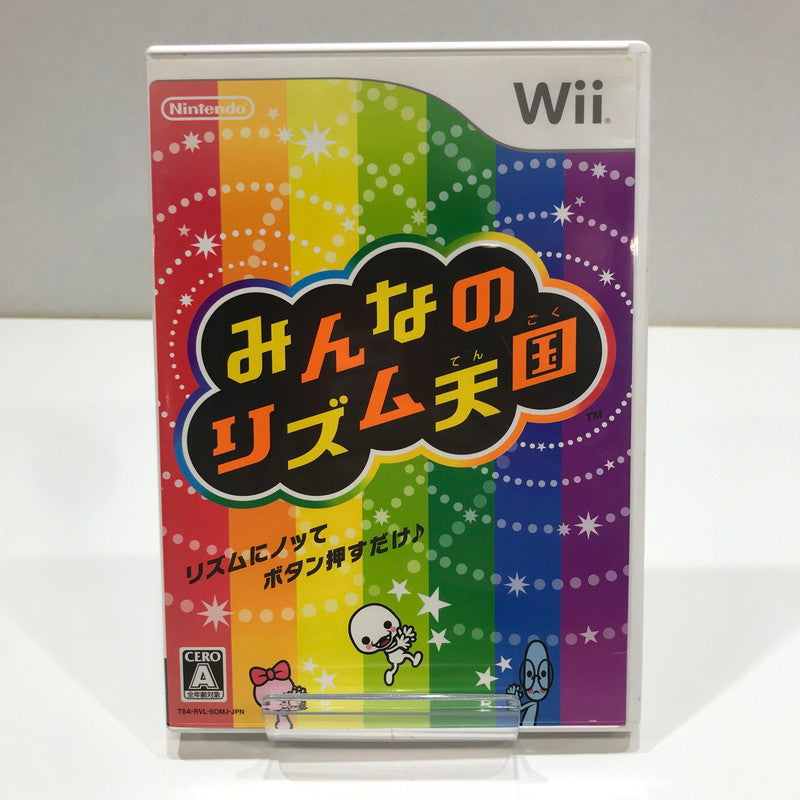 【中古品】 Nintendo Wii ニンテンドー ウィー ソフト みんなのリズム天国 [CERO区分_A / 全年齢対象商品] 028-261017-mh-13-fuzh 万代Net店