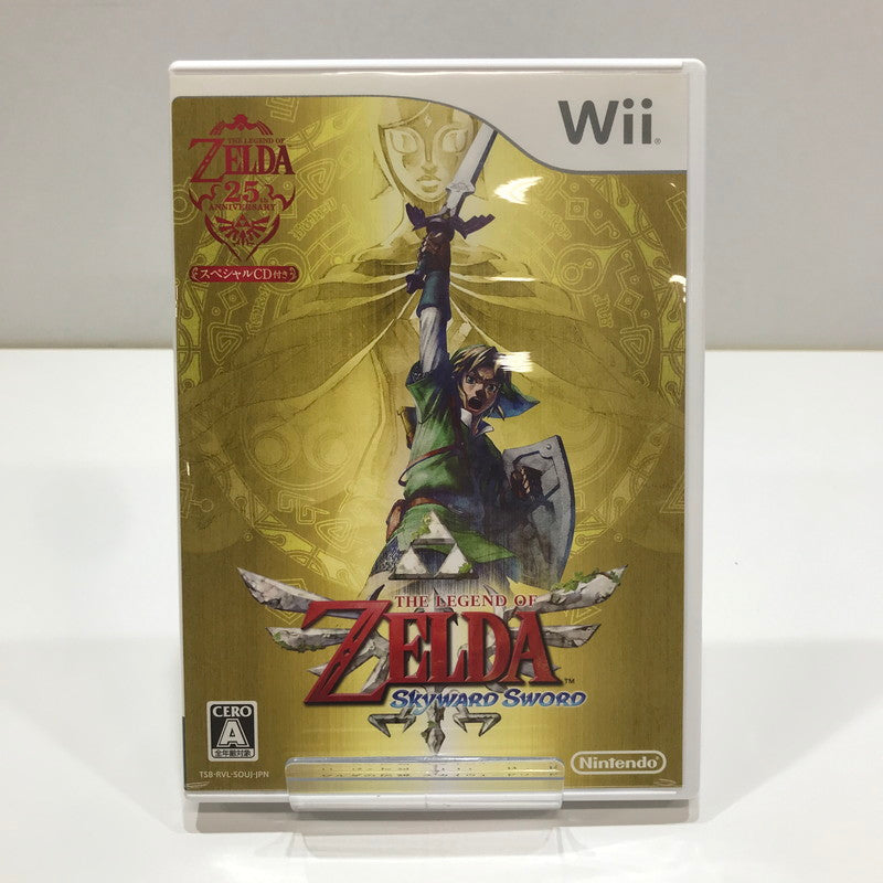 【中古品】 Nintendo Wii ニンテンドー ウィー ソフト ゼルダの伝説 スカイウォードソード [CERO区分_A / 全年齢対象商品] 028-261017-mh-16-fuzh 万代Net店