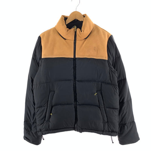 【中古品】【メンズ】 THE NORTH FACE ザ・ノースフェイス×TIMBERLAND ティンバーランド NF0A3LHX NUPTSE JACKET ヌプシジャケット ダウンジャケット 144-261017-gm-04-fuzh サイズ：S カラー：ブラック ベージュ 万代Net店