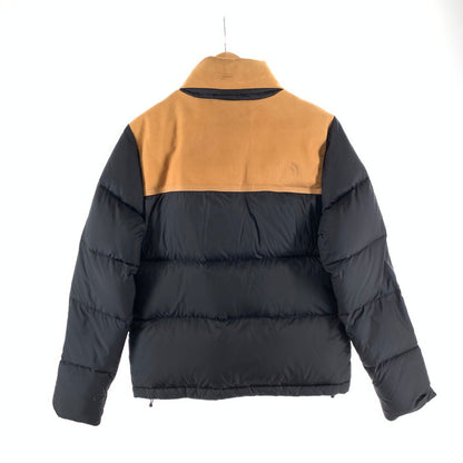 【中古品】【メンズ】 THE NORTH FACE ザ・ノースフェイス×TIMBERLAND ティンバーランド NF0A3LHX NUPTSE JACKET ヌプシジャケット ダウンジャケット 144-261017-gm-04-fuzh サイズ：S カラー：ブラック ベージュ 万代Net店
