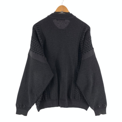 【中古品】【メンズ】 YASHIKI ヤシキ GINKA CARDIGAN カーディガン ニット 古着 140-261017-gm-07-fuzh サイズ：2 カラー：ブラック 万代Net店