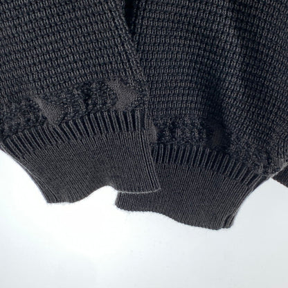 【中古品】【メンズ】 YASHIKI ヤシキ GINKA CARDIGAN カーディガン ニット 古着 140-261017-gm-07-fuzh サイズ：2 カラー：ブラック 万代Net店