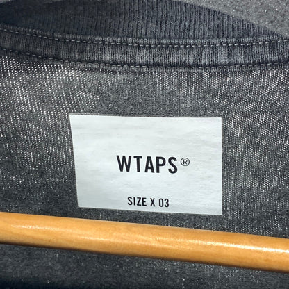 【中古品】【メンズ】 WTAPS ダブルタップス SIGN-OD LS TEE 長袖Tシャツ カットソー 古着 142-261017-gm-10-fuzh サイズ：03 カラー：グレー 万代Net店