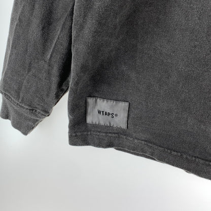【中古品】【メンズ】 WTAPS ダブルタップス SIGN-OD LS TEE 長袖Tシャツ カットソー 古着 142-261017-gm-10-fuzh サイズ：03 カラー：グレー 万代Net店