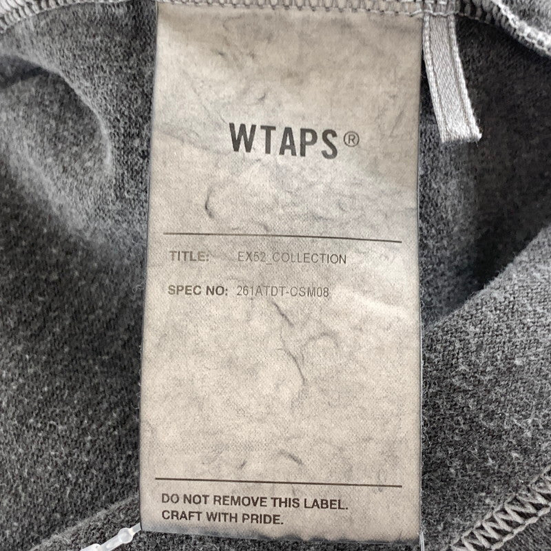 【中古品】【メンズ】 WTAPS ダブルタップス SIGN-OD LS TEE 長袖Tシャツ カットソー 古着 142-261017-gm-10-fuzh サイズ：03 カラー：グレー 万代Net店