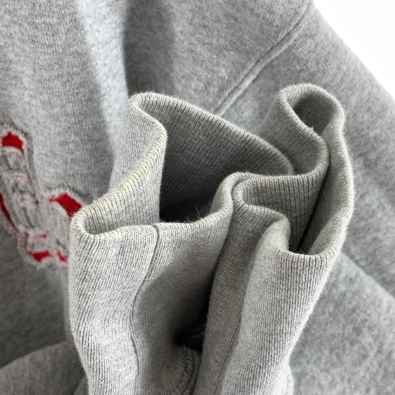 【中古品】【メンズ】 SUPREME シュプリーム CONTRAST CUTOUT HOODED SWEATSHIRT フーディー パーカー 古着 149-261017-gm-02-fuzh サイズ：M カラー：グレー 万代Net店