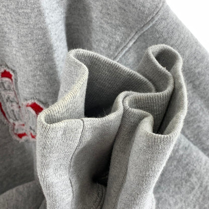 【中古品】【メンズ】 SUPREME シュプリーム CONTRAST CUTOUT HOODED SWEATSHIRT フーディー パーカー 古着 149-261017-gm-02-fuzh サイズ：M カラー：グレー 万代Net店