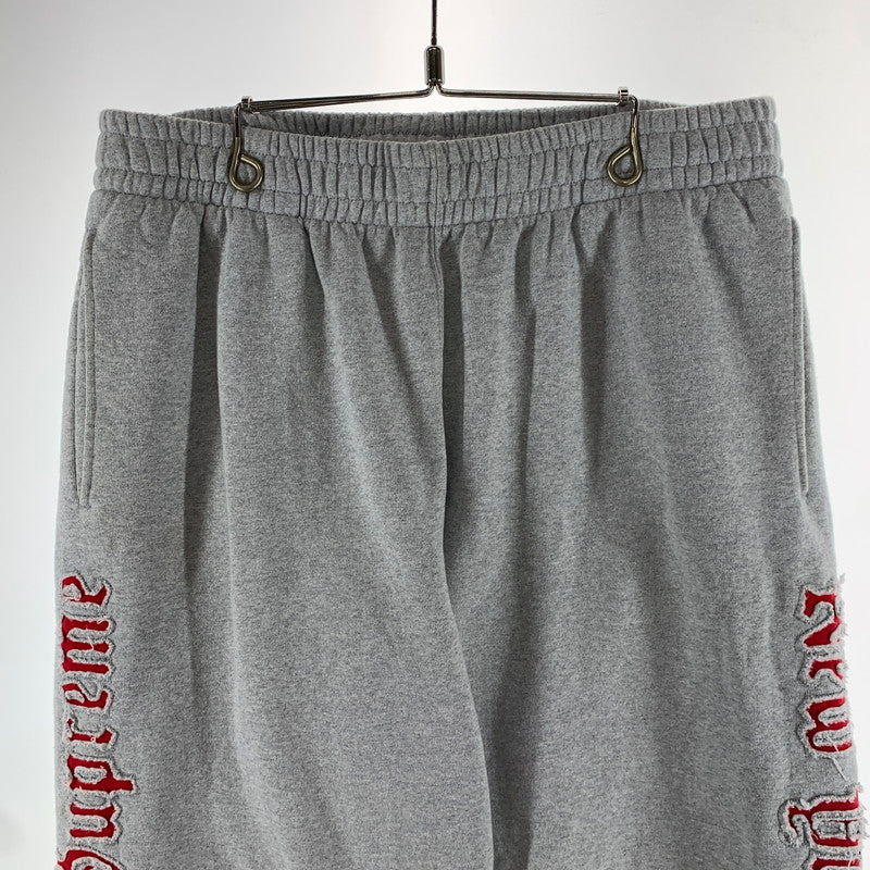 【中古品】【メンズ】 SUPREME シュプリーム CONTRAST CUTOUT SWEATPANT スウェットパンツ ボトムス 古着 149-261017-gm-01-fuzh サイズ：M カラー：グレー 万代Net店