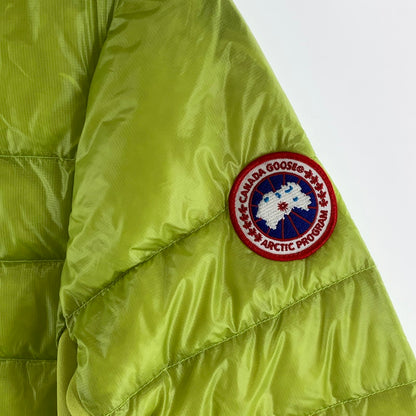 【中古品】【メンズ】 CANADA GOOSE カナダグース HYBRID LIGHT DOWN ハイブリッドライトダウンジャケット アウター 144-261017-gm-06-fuzh サイズ：XS カラー：グリーン 万代Net店