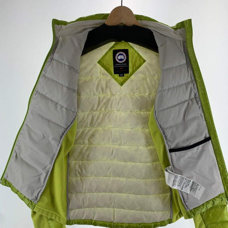 【中古品】【メンズ】 CANADA GOOSE カナダグース HYBRID LIGHT DOWN ハイブリッドライトダウンジャケット アウター 144-261017-gm-06-fuzh サイズ：XS カラー：グリーン 万代Net店