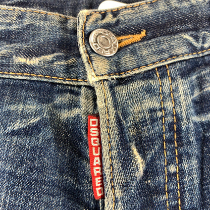 【中古品】【メンズ】 DSQUARED2 ディースクエアード DENIM PANTS デニムパンツ 152-261016-ny-05-fuzh サイズ：48 カラー：インディゴ 万代Net店