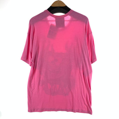 【中古品】【メンズ】 MOSCHINO モスキーノ 半袖Tシャツ カットソー 古着 141-261017-gm-12-fuzh サイズ：4 カラー：ピンク 万代Net店